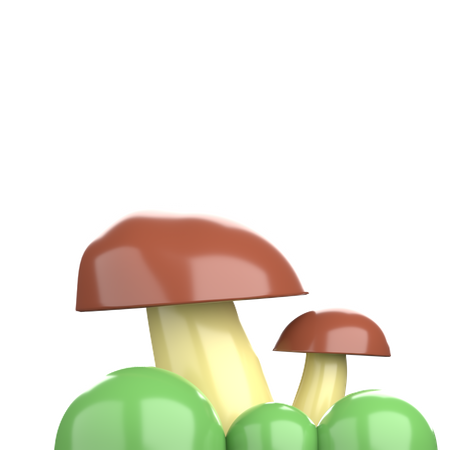 Mushroom  3D Icon