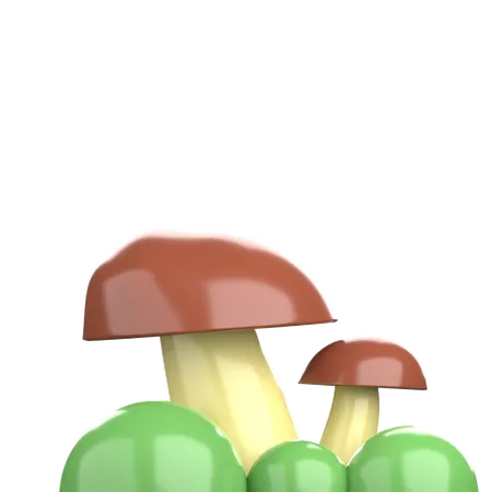 Mushroom  3D Icon