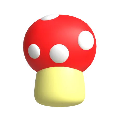 Mushroom  3D Icon