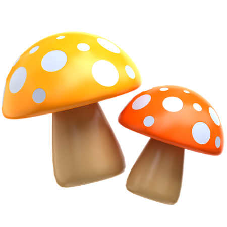 Mushroom  3D Icon