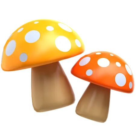 Mushroom  3D Icon