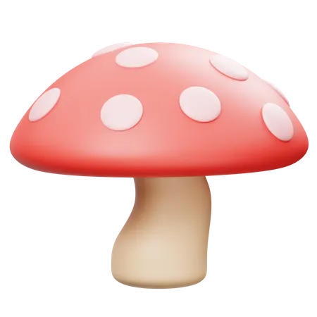 Mushroom  3D Icon