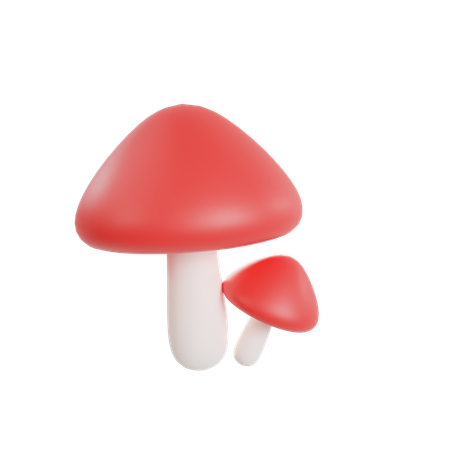 Mushroom  3D Icon