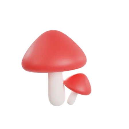 Mushroom  3D Icon