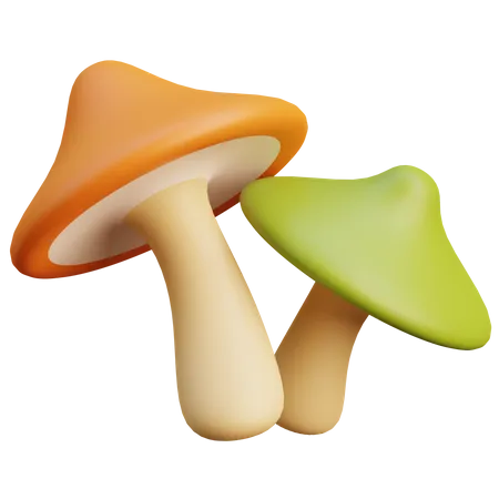 Mushroom  3D Icon