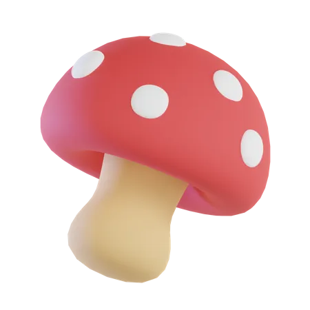 Mushroom  3D Icon