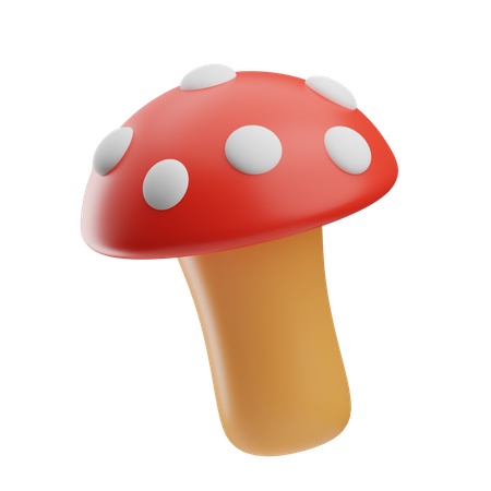 Mushroom  3D Icon