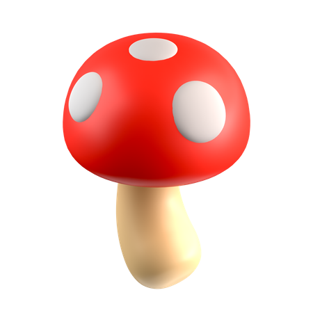 Mushroom  3D Icon