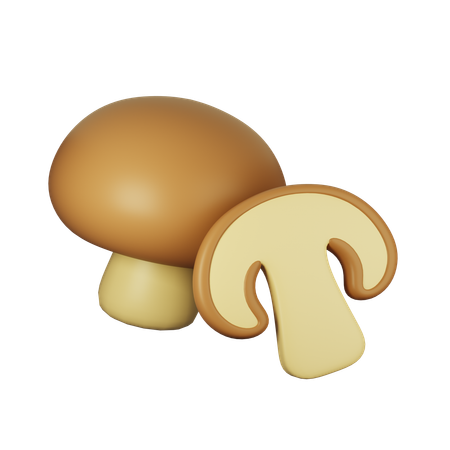 Mushroom  3D Icon