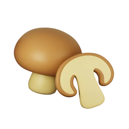 Mushroom  3D Icon