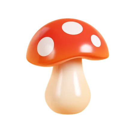 Mushroom  3D Icon