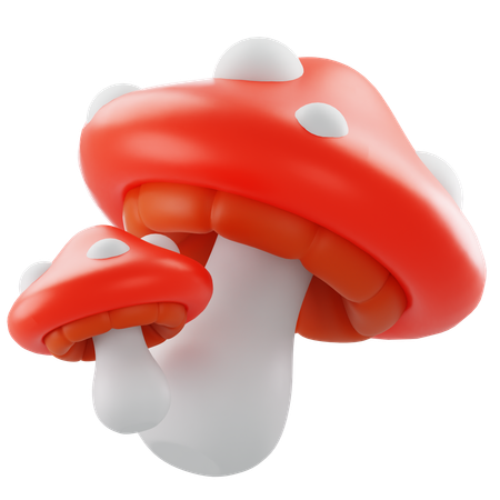 Mushroom  3D Icon