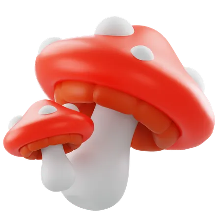 Mushroom  3D Icon