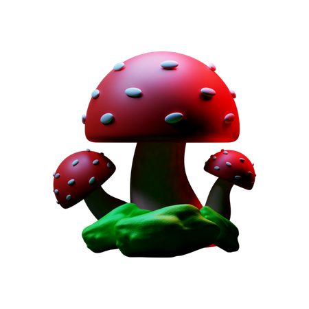 Mushroom  3D Icon