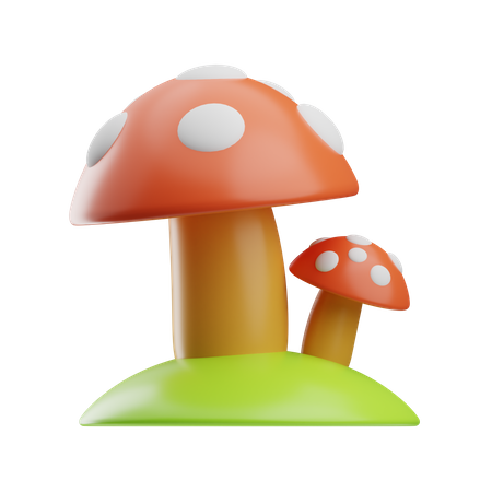 Mushroom  3D Icon