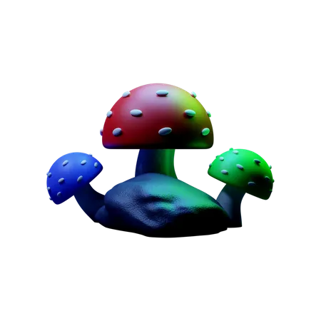 Mushroom  3D Icon