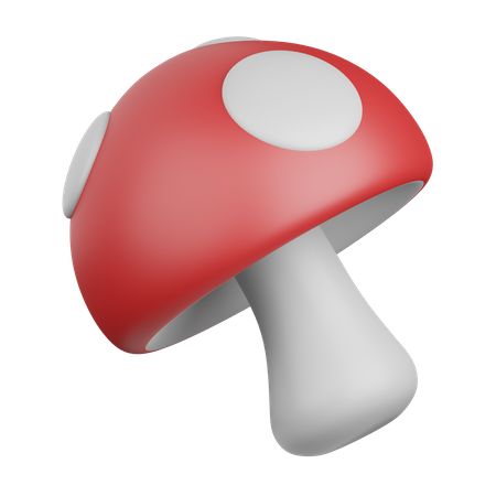 Mushroom  3D Icon