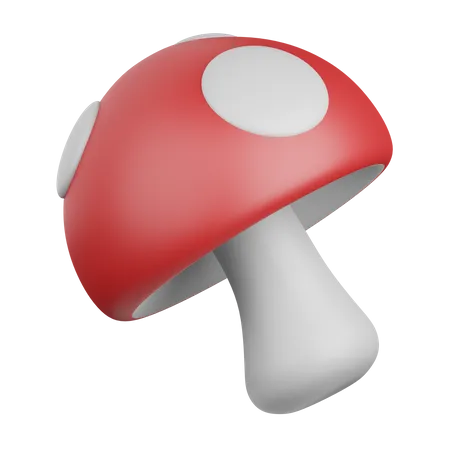 Mushroom  3D Icon