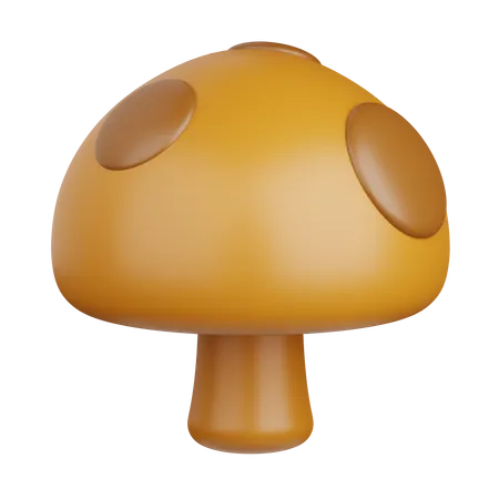 Mushroom  3D Icon