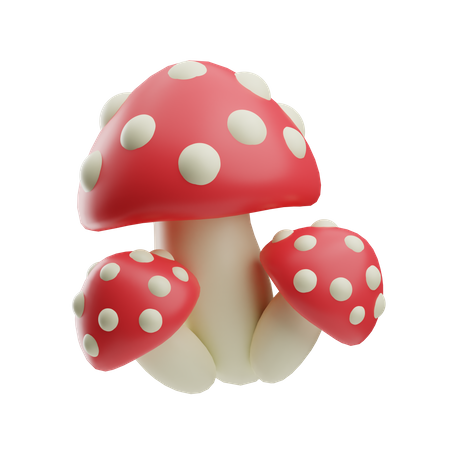 Mushroom  3D Icon