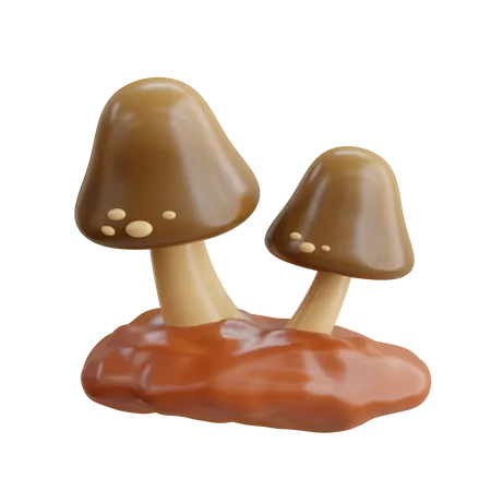 Mushroom  3D Icon