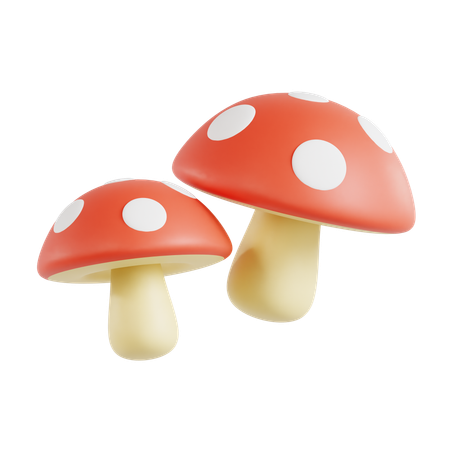 Mushroom  3D Icon