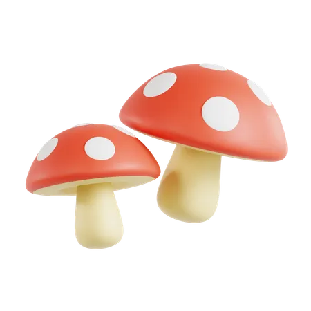 Mushroom  3D Icon