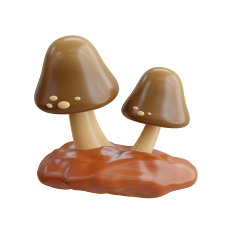 Mushroom  3D Icon