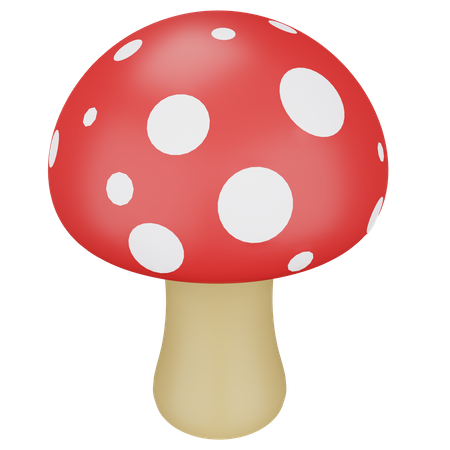 Mushroom  3D Icon