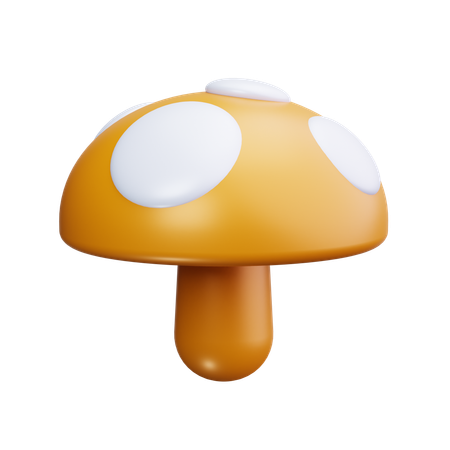 Mushroom  3D Icon