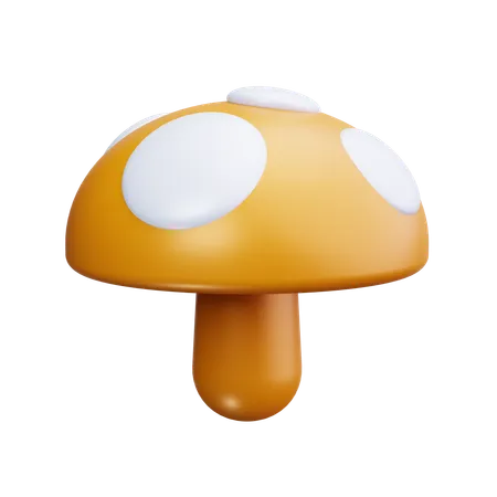 Mushroom  3D Icon