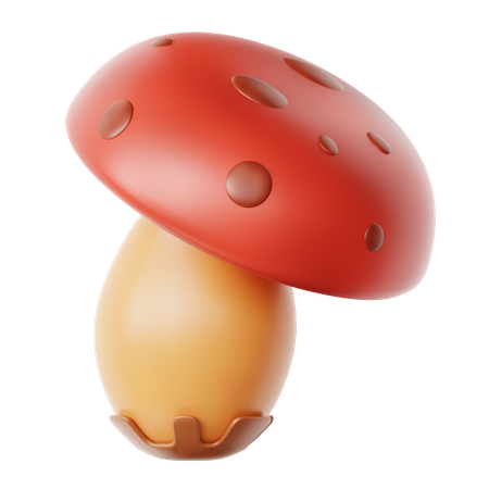 Mushroom  3D Icon