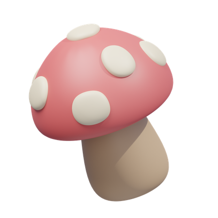 Mushroom  3D Icon