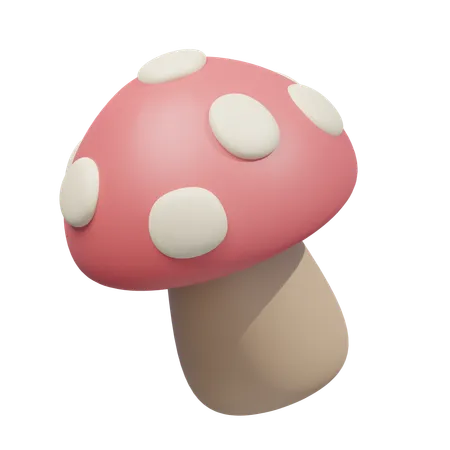 Mushroom  3D Icon