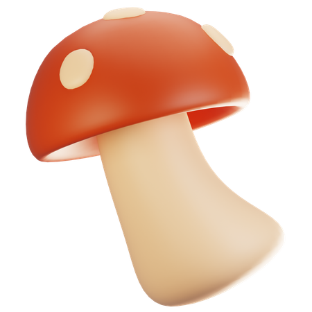 Mushroom  3D Icon