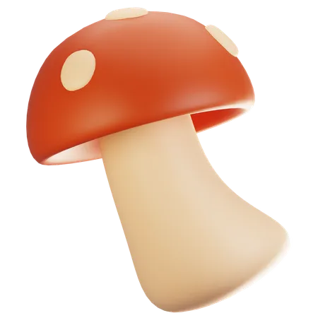 Mushroom  3D Icon