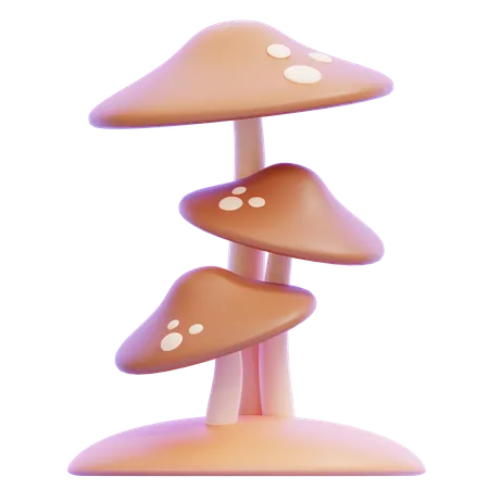 Mushroom  3D Icon