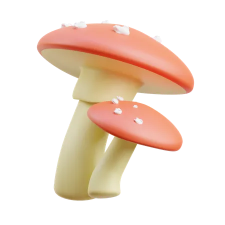 Mushroom  3D Icon