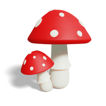 Mushroom  3D Icon