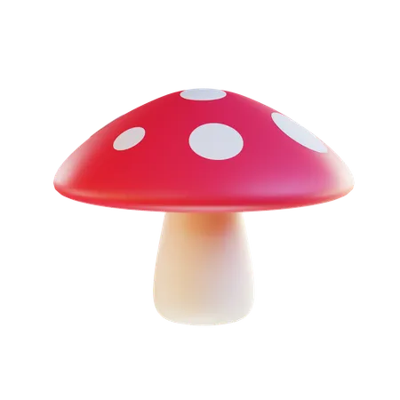 Mushroom  3D Icon