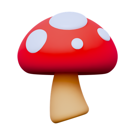 Mushroom  3D Icon