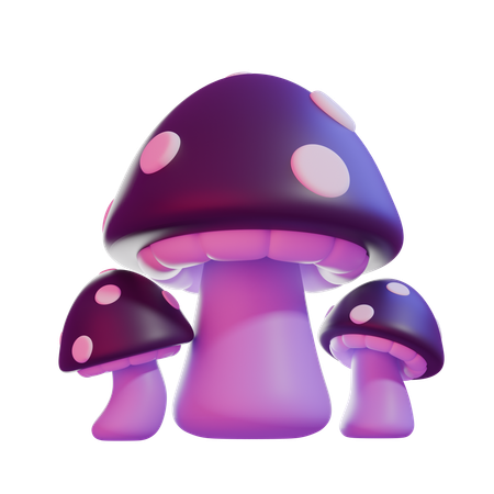 Mushroom  3D Icon