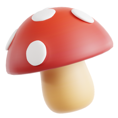 Mushroom  3D Icon