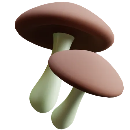 Mushroom  3D Icon