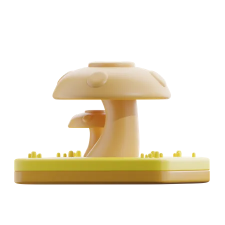 Mushroom  3D Icon