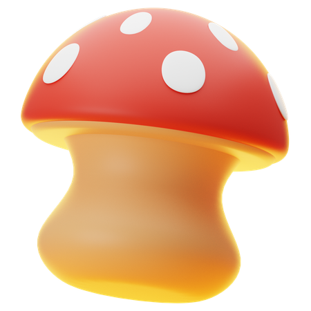 Mushroom  3D Icon