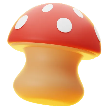 Mushroom  3D Icon