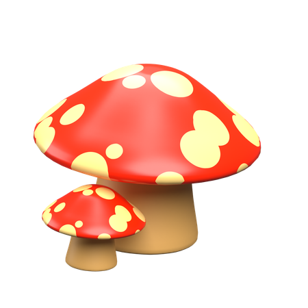 Mushroom  3D Icon