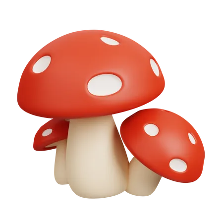 Mushroom  3D Icon