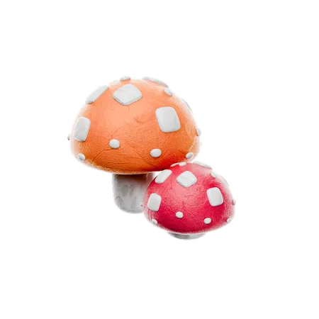 Mushroom  3D Icon